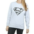 thumbnail image 3 of DC Comics Womens Superman Marble Logo Sweatshirt, 3 of 5