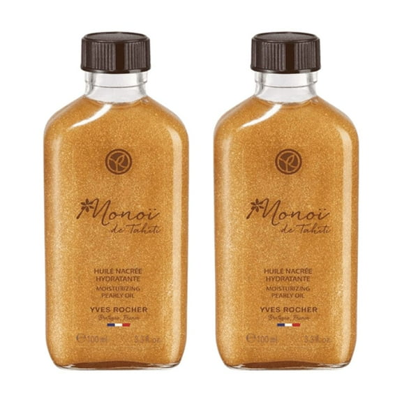 Yves Rocher Monoi Radiance Hair and Body Oil 100 ml 2 Pack