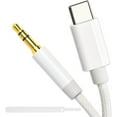thumbnail image 1 of USB C to 3.5mm Aux Cable 6.6 ft High-Fidelity Audio, 1 of 7