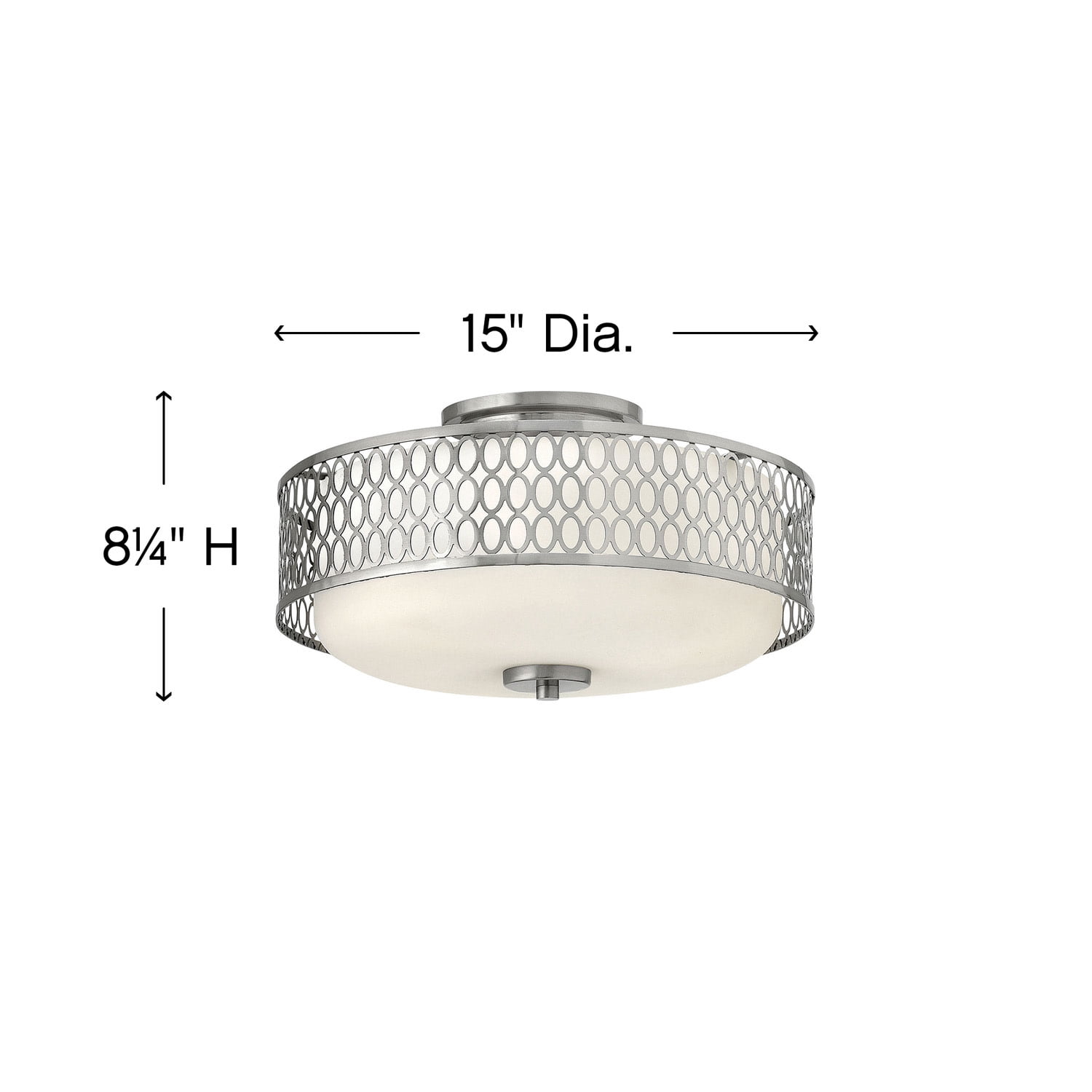 Hinkley Jules Semi Flush Mount - Thumbnail 2
