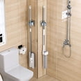 thumbnail image 1 of 4 soportes para escoba de pared, autoadhesivos, soporte para fregona, soporte para escoba de pared, sin taladrar, clip para escoba, soporte para fregona, soporte para escoba gris para puerta de ba?o LingWen 8390612188237, 1 of 1