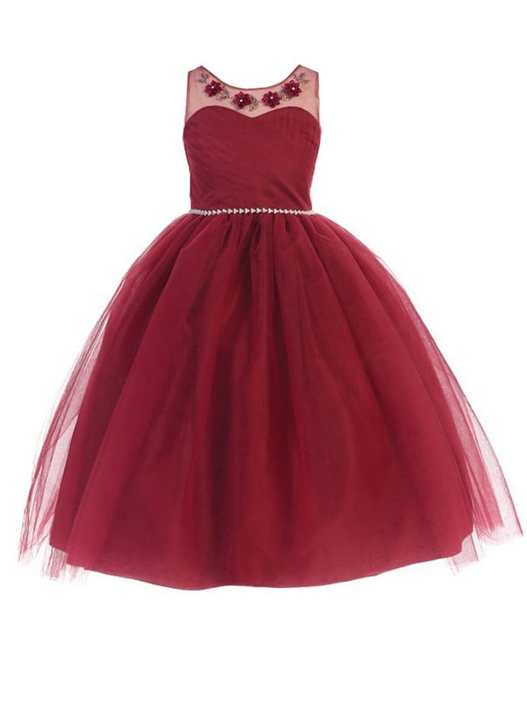 burgundy dress walmart