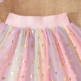 thumbnail image 4 of BLTIBY Girls Layered A-Line Tutu Skirts Versatile Puffy Tulle Skirt Cute Star Ballet Dance Skorts Pink 3 7-8 Years, 4 of 9