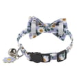 thumbnail image 2 of Collar De Gato Con Pajarita Y Campana, Collares Florales Clásicos Para Gatitos Con Pajarita Extraíble, Collar Ajustable Para Gatito, Cachorro, Perros Pequeños sonducket PT002755-03, 2 of 6