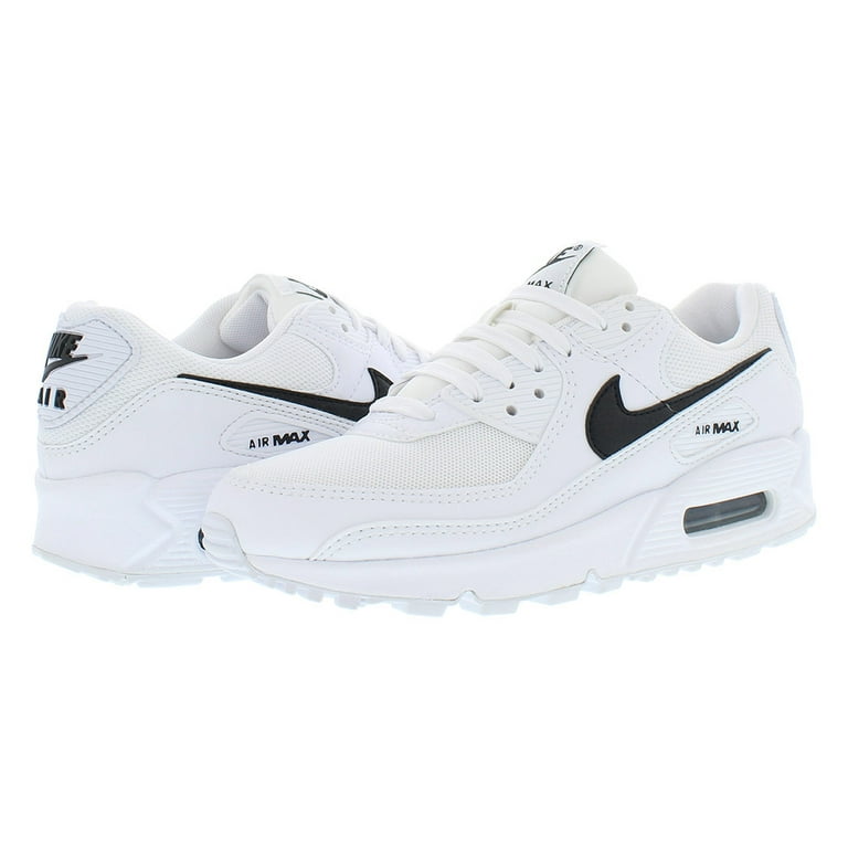 Nike Women's Air Max 90 Shoes in White/Black-White, Style: DH8010