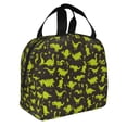 thumbnail image 2 of Fotbe Cute Dinosaurs (2) Bolsa Térmica con Estampado y Forro de Aluminio Grueso Bolsa de Almuerzo con Bolsillo Frontal para Hombres y Mujeres, Ideal para Trabajo, Escuela, 2 of 8