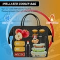 thumbnail image 4 of ideaTech Insulated Reusable Lunch Boxes for Women and Men, Water-Resistant Polyester Lunch Bags for Work Picnic, 1 Count, 4 of 10
