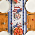 thumbnail image 6 of JHGoosa 2023 Independence Day Table Flag Patriotic Stripes Wired Edge Ribbon Printing Customized Satin Flag Ribbon For Holiday Craft Decoration, 6 of 6