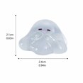 thumbnail image 3 of Halloween Mini Ghosts Figures, Luminous Small Little Resin Ghost Figurines to Hide Glow in The Dark Tiny Statue for Halloween Party Favors Dollhouse Decorations Toys, 3 of 7