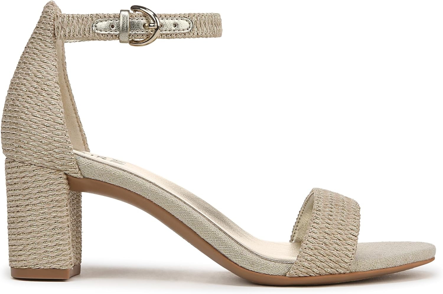 Naturalizer Women's Vera Ankle Strap Sandals Rose Gold 6M