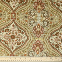 Waverly Inspirations 54" 100% Cotton Canvas Paisley Craft Fabric 9 yd By the Bolt, Brown