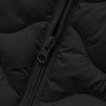 thumbnail image 5 of BLVB Hooded Puffer Jackets for Boys Girls Lightweight Packable Zip up Fall Winter Coat Warm Comfy Outerwear(Black,7-8 Years), 5 of 9