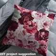 thumbnail image 2 of Manfei Chic Pink Blossoms Sewing & Crafting Fabric (3 Yards), Girls Flower Home Decor Fabric by the Yard, Floral Theme DIY Fabric, 2 of 6