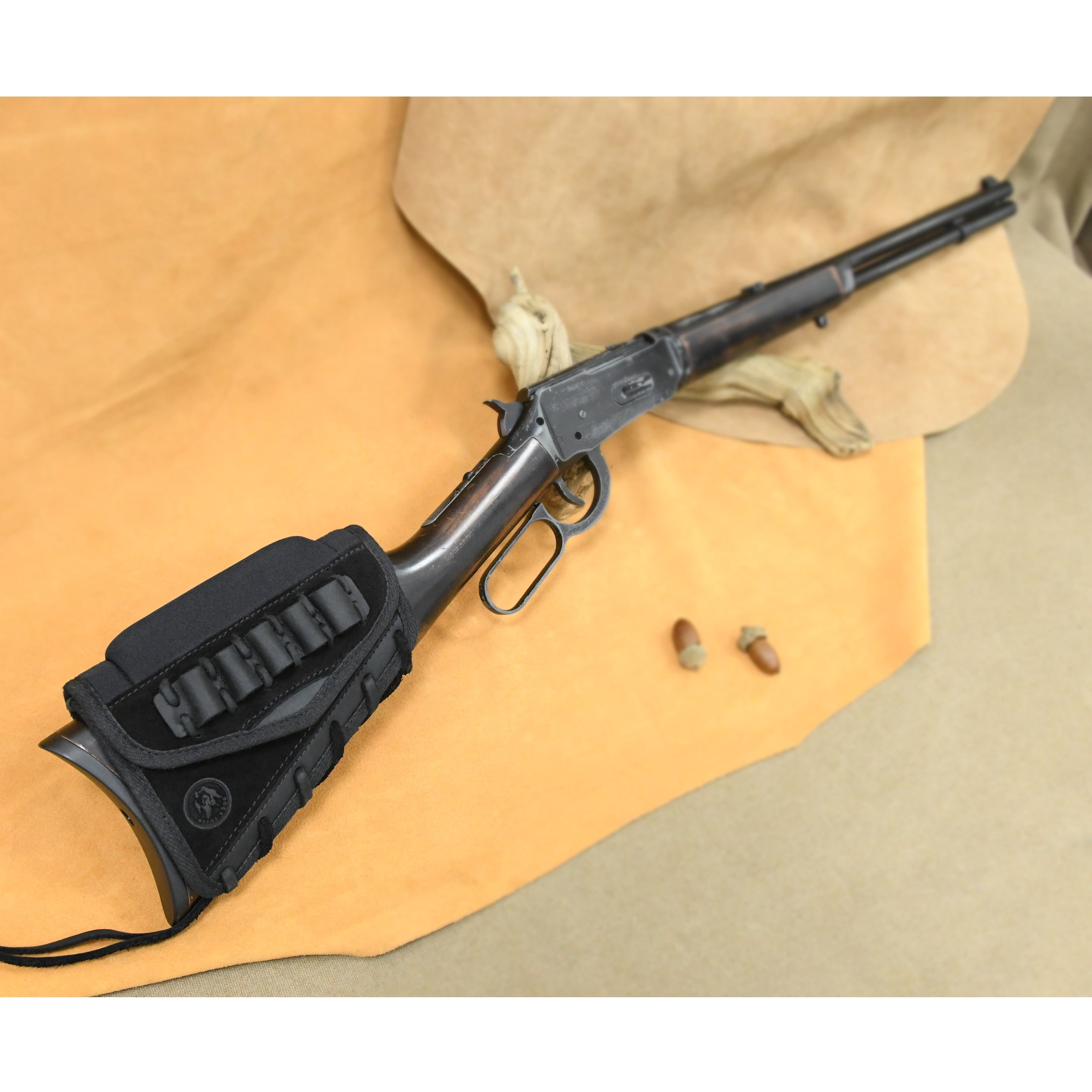 New Leather Rifle Gun Buttstock Hunting Gun Cheek Rest Riser Cover Handmade