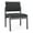 Adler Nocturnal, variant on Lesro Lenox Steel Fabric Armless Waiting Room Guest Guest Chair in Charcoal/Open House Cobalt