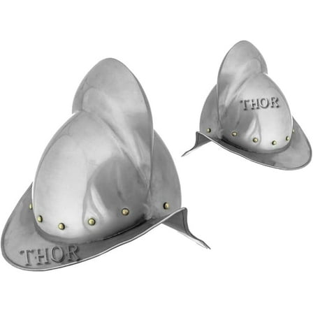 THOR INSTRUMENTS Medieval Comb Morion Helmet Armor Spanish Conquistador Helmet 18g Steel Rustic Vintage Home Decor Gifts