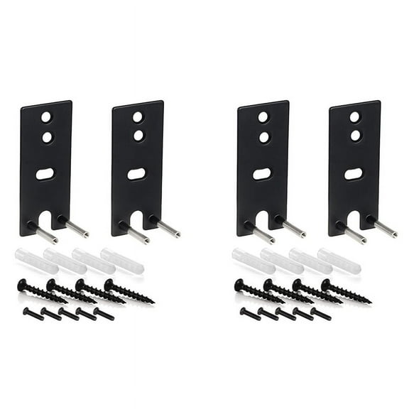 4X Steel Black Wall Mount Brackets Replacement for OmniJewel 650 & Surround Speakers 700