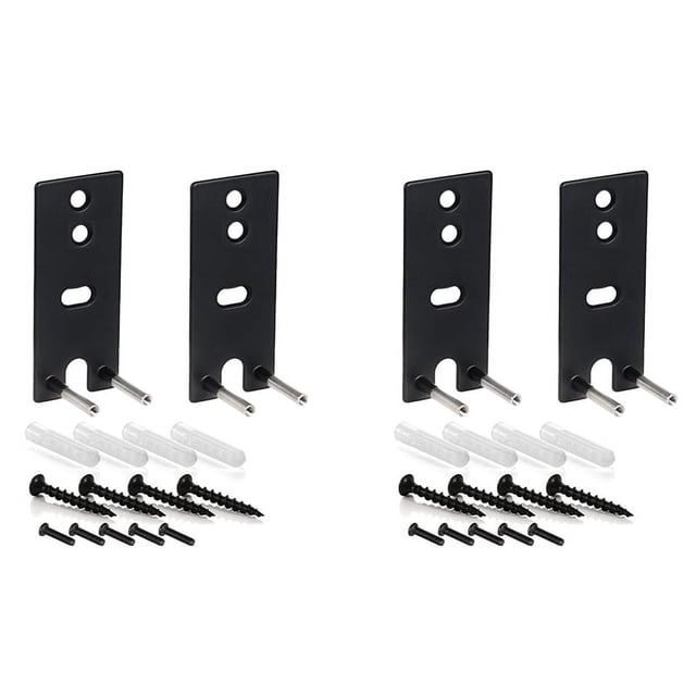 4X Soportes de Montaje en Pared de Acero Negro de Repuesto para OmniJewel Lifestyle 650 Y Surround Speakers 700