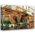 thumbnail image 1 of Zeny Cieslikowski 34x28 Gallery Wrapped Canvas Wall Art Titled - Bistro de la Gare, 1 of 4