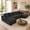 Gray, variant on 130" U Shaped Boneless Couch, Corduroy Modular Sectional Sofa with Deep Seat and 8 Pillows for Living Room, No Assembly Required, Black