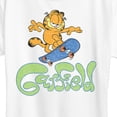 thumbnail image 3 of Garfield - Garfield Skater Logo - Women's Short Sleeve Graphic T-Shirt, 3 of 5