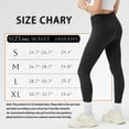 thumbnail image 3 of OQQ Women's 1 Piece Yoga Leggings Ribbed Seamless Workout High Waist Cross Over Athletic Exercise Leggings, 3 of 7