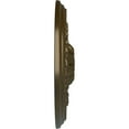 thumbnail image 4 of Ekena Millwork 18 1/2"W x 13 1/2"H x 1 7/8"P Saverne Ceiling Medallion, Hand-Painted Brass, 4 of 4