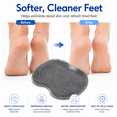 thumbnail image 6 of Upgraded Silicone Massage Bath Mat, 2026 Upgrade Shower Foot Scrubber Mat with Strong Suction Cups for Exfoliating Body Wash on Feet, Back & Multiple Areas, 6 of 7