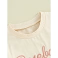 thumbnail image 5 of Jxzom Brother Sister Matching Outfits Letter Embroidery Short Sleeve T-Shirt Shorts Set 3 6 12 18 Months 2T 3T Boy Girl Baseball Outfit, 5 of 8