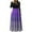 Purple, variant on Womens Ombre Mesh Maxi Dress Sleeveless Design Flowy Fabric Relaxed Silhouette for Evening Events Purple S