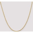 thumbnail image 3 of 14K Yellow Gold Jbsp's 2mm Diamond-Cut Rope Chain (20 X 2) Made In Peru 7002-20, 3 of 6