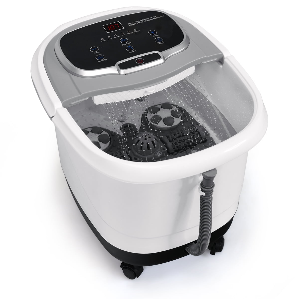 Topbuy Deep Soak Foot Spa Motorized Massager Electric Tub with Timer