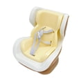 thumbnail image 2 of Clip de ventilación para asiento de silla de muñecas, soporte decorativo para salida de aire del automóvil Amarillo Blanco, 2 of 9