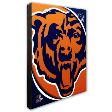 Nfl Hand Signed 16x20 Photograph - Photo File Chicago Bears Team Logo Canvas Print Picture Artwork 16x20 NFL IL
