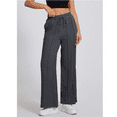 thumbnail image 3 of SOMER Yoga Sweatpants High Waisted for Women Elastic Elevated Seams Wide Leg Drawstring Loose Joggers Long Pants with Pockets, 3 of 6