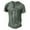Green, variant on BADHUB Men's Distressed Henley Shirts Casual Washed T-shirt Vintage Short Sleeve Button Basic Tees Loose Fit Summer Pullover