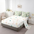 thumbnail image 5 of Manfei Green Xmas Tree Bedding Comforter Set 7-Piece,Merry Christmas King Bedding Sets,Happy New Year Bed Sheets For Children,Luxury Bedroom Decor Reversible, 5 of 8