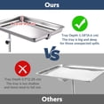 thumbnail image 2 of Yescom Adjustable Height Mobile Mayo Stand Trolley with Removable Tray 22lbs, 2 of 7