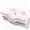Pink, variant on COOKCOK Cervical Neck Pillow for Pain Relief, Ergonomic Memory Foam Pillows for Neck Pain Relief with Breathable Pillowcase, Adjustable Orthopedic Support Contour Pillow for Side, Back, Purple