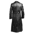 thumbnail image 2 of Men Classic Leather Coat, 2 of 5