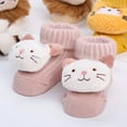 thumbnail image 5 of Baby Girls Boys Socks Warm Floor Socks Non-Slip Socks Toddler Cotton Socks Newborn Cartoon Anti-Slip Crew Socks Gift for Infants Boys & Girls, 0-12 Months, 5 of 6