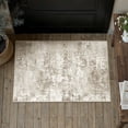 thumbnail image 3 of BERTHMEER 2'x3' Small Abstract Area Rugs for Entryway indoor Machine Washable Non-slip, Beige, 3 of 8