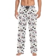 thumbnail image 2 of FREEAMG Cute Cow Pajama Pants for Men, Men's Separate Bottoms, Pure Cotton Comfortable Lounge Pants for Men（391）, 2 of 7