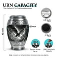 thumbnail image 2 of SABURIAL Dragon Urn - Decorative Urn For Female Ash - Memorial Funeral Urns For Cremation Ashes Small - 10 Inch - Cremation Urns For Male Dad, 2 of 7