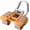 Orange, variant on Automatic Rebound Ab Roller Wheel with Elbow Support & 4-Wheel Design - Core Exercise Equipment for Home Gym, Abdominal Workout Machine for Men/Women, Belly Fat Burner,Portable Fitness Roller Wheel