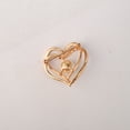 thumbnail image 3 of Broches Glitter Patrimonio Patrimonio Nuevo diseño de diseño de patrón de corazón para mujeres Joyería femenina Accesorios de chal Accesorio Golden Inevent AP004686-01, 3 of 7