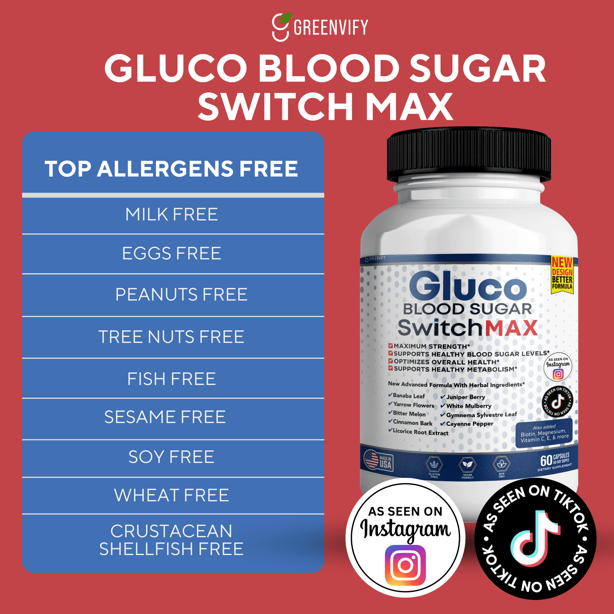 Sweet Restore Glycogen Support Max All Natural Herbal Formula to Maintain Healthy Blood Sugar and Energy Levels