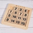 thumbnail image 4 of Juguetes matemáticos educativos rompecabezas de madera juguetes niños bebé número digital rompecabezas juguete regalo azul, 4 of 5