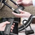 thumbnail image 3 of Cerradura con huella dactilar en forma de U AreoX U8 antirrobo para bicicleta, motocicleta y bicicleta, 3 of 7