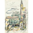thumbnail image 2 of Paul Signac 11x14 Gold Ornate Wood Frame and Double Matted Museum Art Print Titled - Vaison (1933), 2 of 4